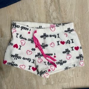 EMME JORDAN “I Love Coffee” Pajama Shorts